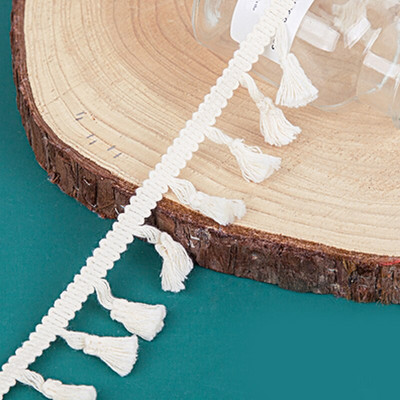 10 metara pamučne niti rese čipke obrezivanje kićanka diy šivanje jastuk kauč zavjesa stolnjak odjeća dekoracija ručno izrađeni diy materijal