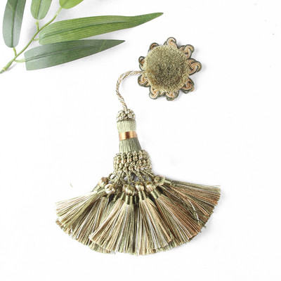 1 gabalas gėlių kutai Kabantys pakabukas dekoravimas kutais Maži kutai kraštų pynimas kabantis rutulinis užuolaidos priedas Raktų kutas