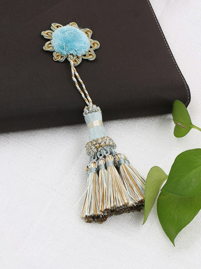 1 gabalas gėlių kutai Kabantys pakabukas dekoravimas kutais Maži kutai kraštų pynimas kabantis rutulinis užuolaidos priedas Raktų kutas