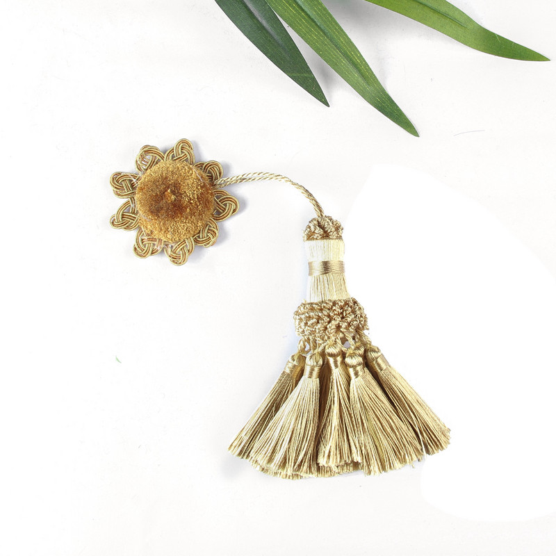 1 gabalas gėlių kutai Kabantys pakabukas dekoravimas kutais Maži kutai kraštų pynimas kabantis rutulinis užuolaidos priedas Raktų kutas