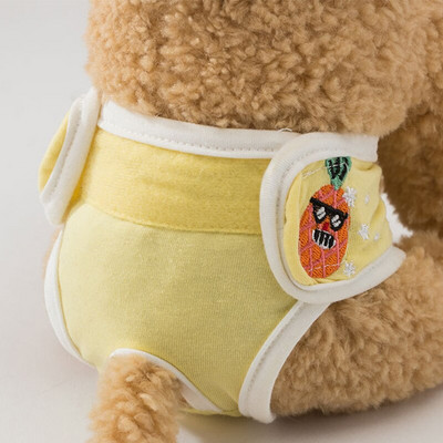 Scutec pentru câini Pantaloni fiziologici sanitari reutilizabili lavabili Chiloți pentru femeie pentru câini Pantaloni scurți Lenjerie de corp Slip pentru articole pentru animale de companie Scutece