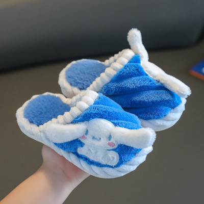 Παιδικές βελούδινες παντόφλες για κορίτσια σε διάφορα χρώματα