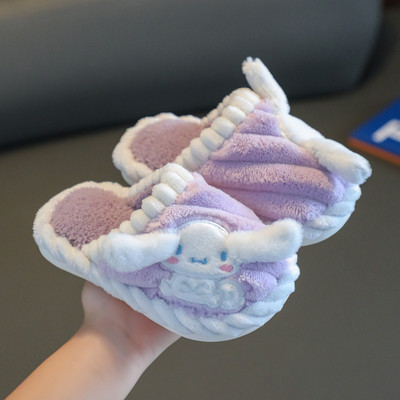 Παιδικές βελούδινες παντόφλες για κορίτσια σε διάφορα χρώματα