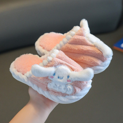 Παιδικές βελούδινες παντόφλες για κορίτσια σε διάφορα χρώματα