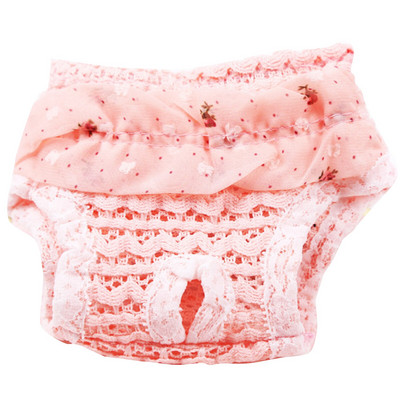 Pingutusnööriga emase koera mähe õõnsa disainiga Vastupidav korduvkasutatav reguleeritav kauakestev veeimavus koertele