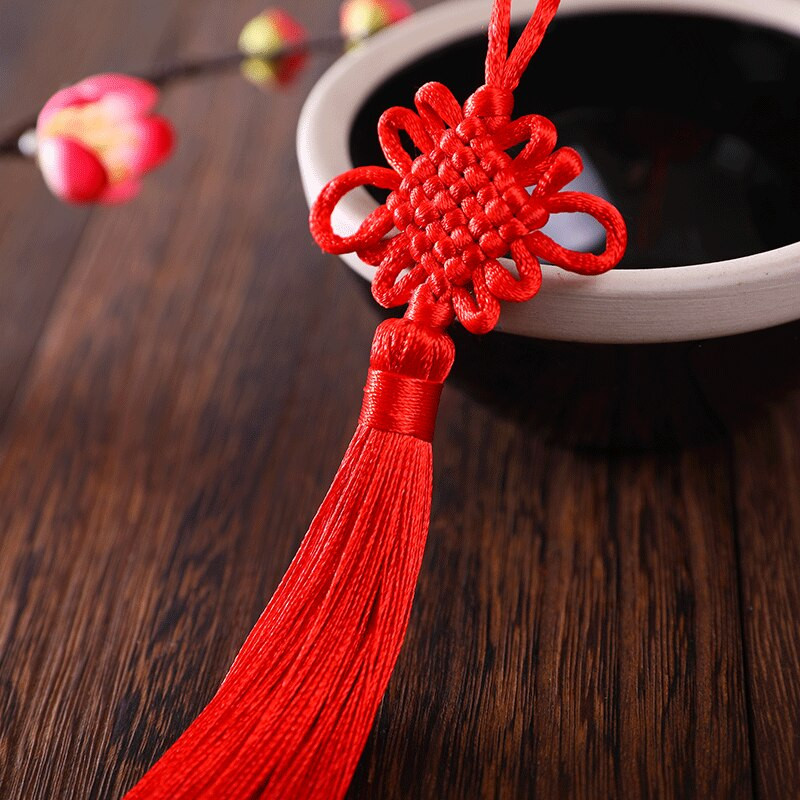 2 ks/sada čínskych uzlov, strapcov, štetcov, ofín, kvetinových strapcov, príveskov, strapcov pre remeslá, DIY domáce odevné dekorácie, doplnky