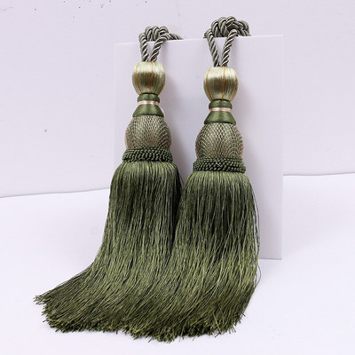 Meetee 1paar(2tk) 77cm Kardinate tupsudega ripats Aksessuaarid Pallihoidja Rippvöö kodukaunistuseks TF001