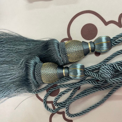 Meetee 1paar(2tk) 77cm Kardinate tupsudega ripats Aksessuaarid Pallihoidja Rippvöö kodukaunistuseks TF001