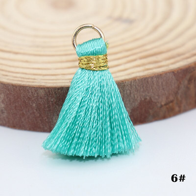 10 ks mini strapcov z umelého hodvábu, zlatá niť s kruhovým lemom, strapcové doplnky, prívesky, strapce, DIY ručná výroba šperkov, remeslá