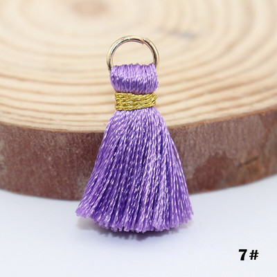 10 ks mini strapcov z umelého hodvábu, zlatá niť s kruhovým lemom, strapcové doplnky, prívesky, strapce, DIY ručná výroba šperkov, remeslá