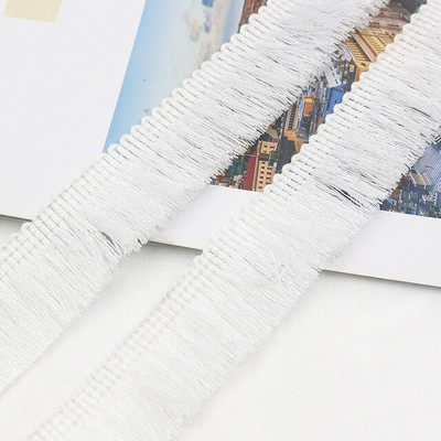 25 yarzi latino franjuri ciucuri scurte croșetat dantelă ornamente bricolaj cusut accesorii îmbrăcăminte dans rochie aplicații 2,5 cm lungime