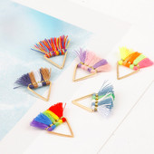 Mitmevärviline 25 mm kolmepoolne tutt/polüestertutt/DIY Dekoratsioon/käsitöö Kotid Riided Kardinad Dekoratiivsed tarvikud