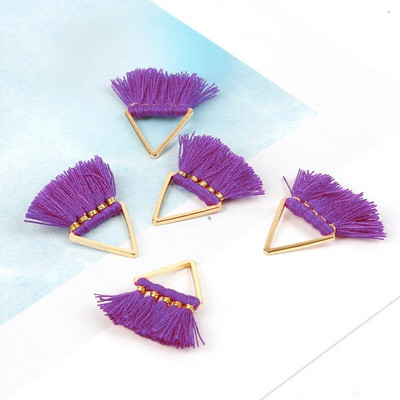 Mitmevärviline 25 mm kolmepoolne tutt/polüestertutt/DIY Dekoratsioon/käsitöö Kotid Riided Kardinad Dekoratiivsed tarvikud