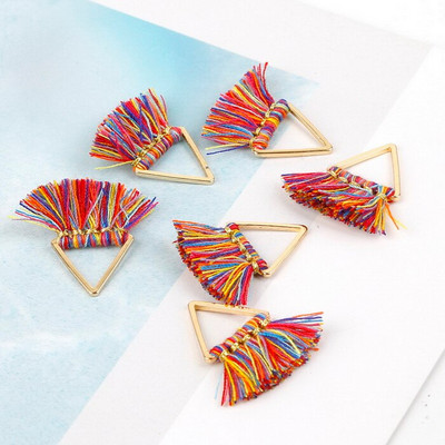 Mitmevärviline 25 mm kolmepoolne tutt/polüestertutt/DIY Dekoratsioon/käsitöö Kotid Riided Kardinad Dekoratiivsed tarvikud