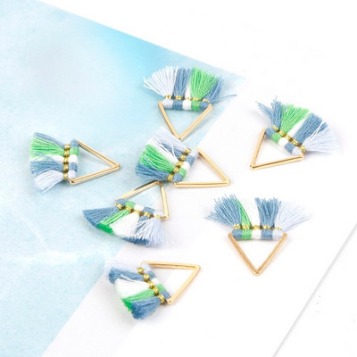 Mitmevärviline 25 mm kolmepoolne tutt/polüestertutt/DIY Dekoratsioon/käsitöö Kotid Riided Kardinad Dekoratiivsed tarvikud