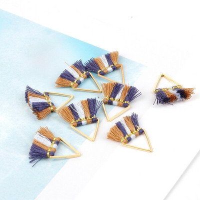 Mitmevärviline 25 mm kolmepoolne tutt/polüestertutt/DIY Dekoratsioon/käsitöö Kotid Riided Kardinad Dekoratiivsed tarvikud