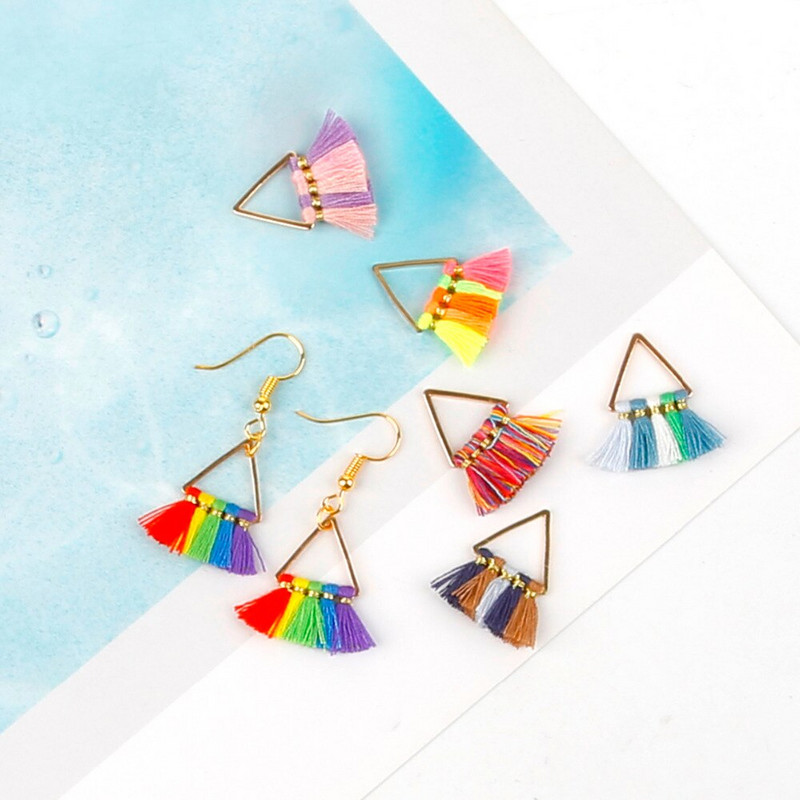 Mitmevärviline 25 mm kolmepoolne tutt/polüestertutt/DIY Dekoratsioon/käsitöö Kotid Riided Kardinad Dekoratiivsed tarvikud