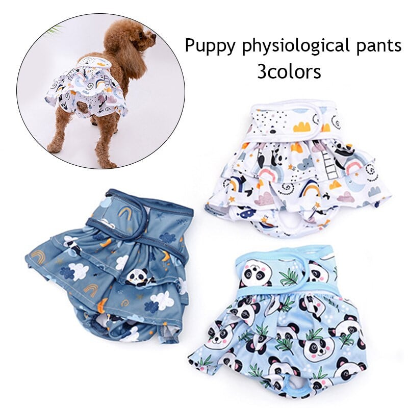 Fyziologické nohavičky pre ženy, princezná, psie nohavičky, domáce potreby, menštruačné plienky pre psov, plienky pre psov, nepremokavé mäkké spodné prádlo