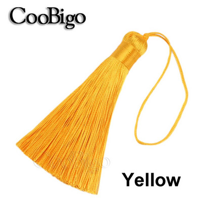 Kutų kutų apdailos priedai papuošalų gamyboje šilko satino kutų šepetys „pasidaryk pats“ auskarai, raktų pakabukas, pakabukas, rankų darbo amatų dekoras