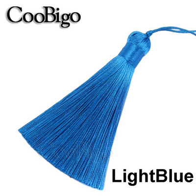 Kutų kutų apdailos priedai papuošalų gamyboje šilko satino kutų šepetys „pasidaryk pats“ auskarai, raktų pakabukas, pakabukas, rankų darbo amatų dekoras