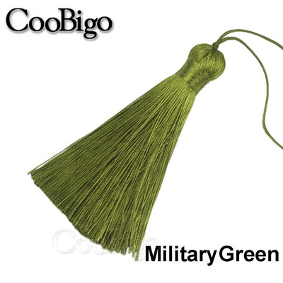 Kutų kutų apdailos priedai papuošalų gamyboje šilko satino kutų šepetys „pasidaryk pats“ auskarai, raktų pakabukas, pakabukas, rankų darbo amatų dekoras