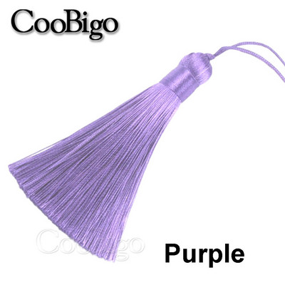 Kutų kutų apdailos priedai papuošalų gamyboje šilko satino kutų šepetys „pasidaryk pats“ auskarai, raktų pakabukas, pakabukas, rankų darbo amatų dekoras