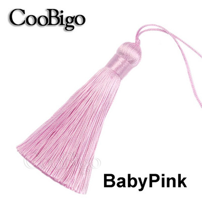 Kutų kutų apdailos priedai papuošalų gamyboje šilko satino kutų šepetys „pasidaryk pats“ auskarai, raktų pakabukas, pakabukas, rankų darbo amatų dekoras