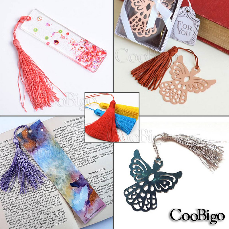 Kutų kutų apdailos priedai papuošalų gamyboje šilko satino kutų šepetys „pasidaryk pats“ auskarai, raktų pakabukas, pakabukas, rankų darbo amatų dekoras