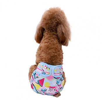 Ανθεκτικό χαριτωμένο φρούτο εκτύπωσης Pet Dog Puppy Sanitary Pant Diaper Dog Diaper Easy-wearing Anti-infection