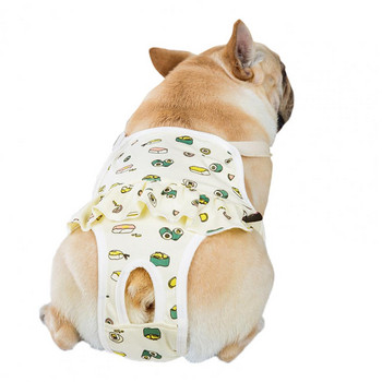 Пелена за кучета Санитарни панталони Удобна регулируема лента за многократна употреба Кученце Менструален период за женски кучета