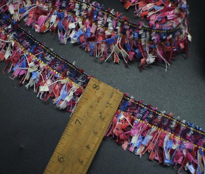 1 meter šírka 2,5 cm nylonová zlatá strapcová strapcová vyšívaná čipkovaná stuha ručne vyrobená DIY kostýmová šiatková šijacia potreba remeslo