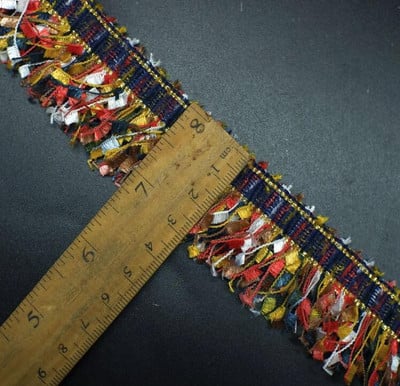 1 meter šírka 2,5 cm nylonová zlatá strapcová strapcová vyšívaná čipkovaná stuha ručne vyrobená DIY kostýmová šiatková šijacia potreba remeslo