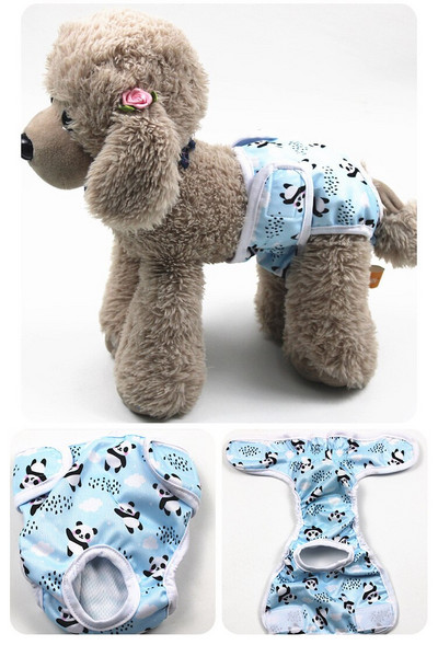 Chiloți pentru animale de companie, fiziologici sanitari, lenjerie de corp pentru câini, scutece, pantaloni de menstruație, pantaloni scurți pentru cățeluș pentru câini mici și mijlocii mari