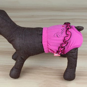 Ανθεκτικό φυσιολογικό παντελόνι σκύλου Εσώρουχα για κατοικίδια Πάνα υγιεινής σκύλου Βαμβακερή κατά της παρενόχλησης