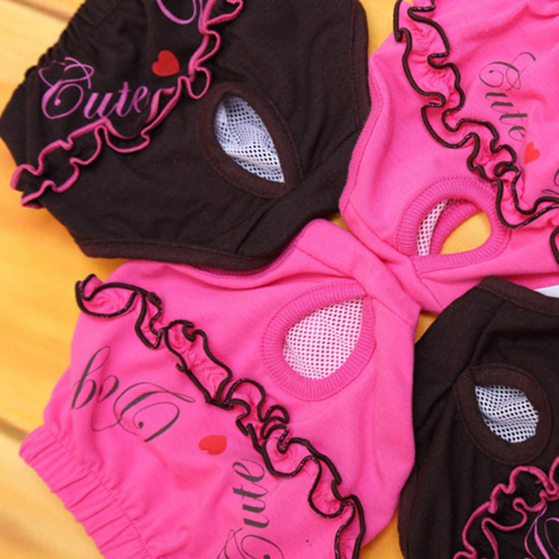 Vastupidavad koerte füsioloogilised püksid lemmiklooma aluspesu koerte sanitaarmähe Puuvill ahistamisvastane