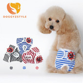 Chiloți drăguți pentru animale de companie pentru femeie mici Pantaloni sanitari pentru câini Lenjerie de corp Pantaloni igienici drăguți Pantaloni fiziologici pentru câini din bumbac Chiloți Slip