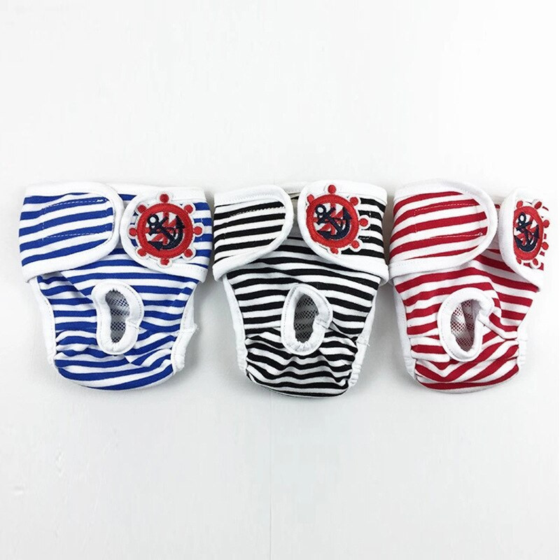 Chiloți drăguți pentru animale de companie pentru femeie mici Pantaloni sanitari pentru câini Lenjerie de corp Pantaloni igienici drăguți Pantaloni fiziologici pentru câini din bumbac Chiloți Slip