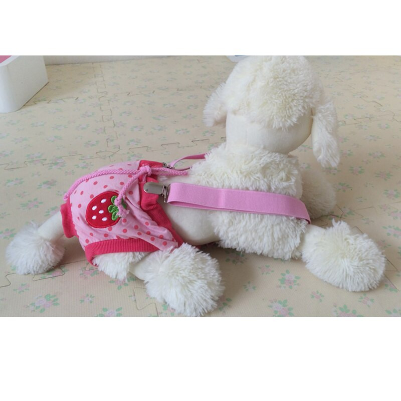 Pantaloni scurți sanitari pentru câini cu buline cu buline Pantaloni fiziologici pentru câini de companie Pantaloni scurți pentru cățeluși drăguți pentru menstruație Slip S-XL