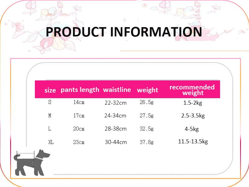 Bow Dog Физиологични предпазни панталони Анти-тормозно бельо Кученце Женски малки средни кучета Котки Стоки за домашни любимци