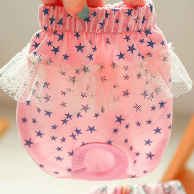 Lemmikloomakoer Sanitaar Füsioloogilised püksid Mähe Lilletähed Prindi Emane Koer Lühikesed püksid Ahistamisvastane Ohutus Aluspesu Lemmikloomapüksid