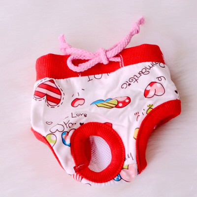 Παντελόνι υγιεινής κοριτσιών για σκύλους Βαμβακερά μαλακά άνετα κουτάβια κατοικίδιων ζώων γάτα Γυναικεία εσώρουχα Κοστούμια SML Προϊόντα Pugs