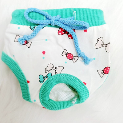 Παντελόνι υγιεινής κοριτσιών για σκύλους Βαμβακερά μαλακά άνετα κουτάβια κατοικίδιων ζώων γάτα Γυναικεία εσώρουχα Κοστούμια SML Προϊόντα Pugs