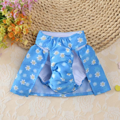 Puuvillased lemmikloomakoera füsioloogilised püksid seelik pestavad emased koera lühikesed püksid kleit aluspüksid menstruatsiooni aluspesu kutsikate lemmikloomatarvete jaoks