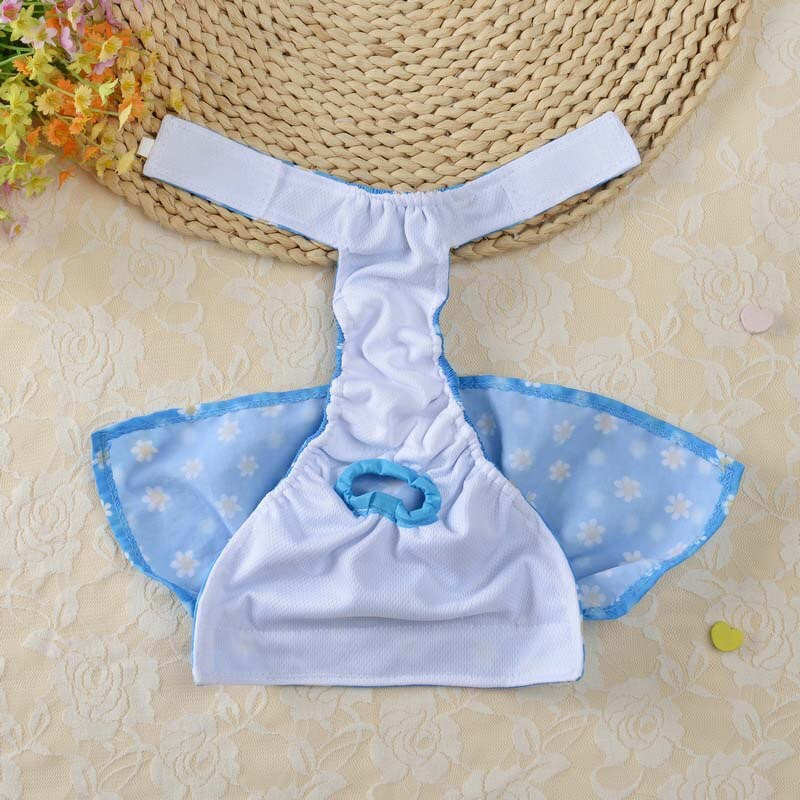 Puuvillased lemmikloomakoera füsioloogilised püksid seelik pestavad emased koera lühikesed püksid kleit aluspüksid menstruatsiooni aluspesu kutsikate lemmikloomatarvete jaoks