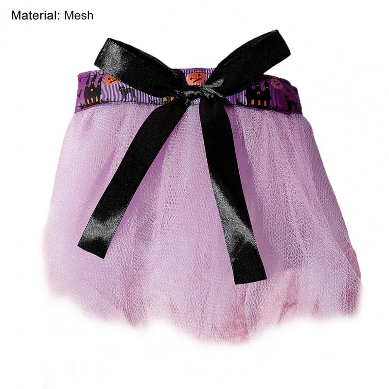Drabužiai naminiams gyvūnėliams Lanko mazgo dizainas Dekoratyviniai tinklelio verpalai Vasaros katės šuniui Tiulio sijonas Pet Tutus suknelė Naminių gyvūnėlių reikmenys šunų reikmenims