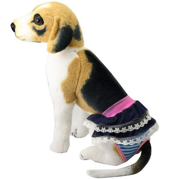 Миещи се домашни кучета Физиологични къси панталони Еластични пелени за кученца за многократна употреба Дишащи гащички Санитарно бельо за малки кучета