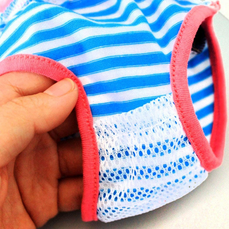 Perive fiziološke kratke hlače za kućne ljubimce za višekratnu upotrebu, elastične pelene za štene Prozračne gaćice Higijensko donje rublje za male pse