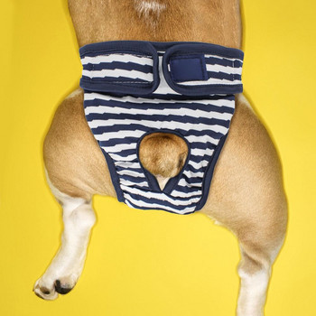 Меки физиологични панталони за кучета Висококачествени предпазни панталони Грижа за кожата Раирани предпазни панталони за кучета Преносим