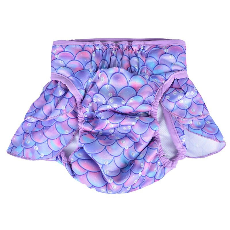 Farebné morské panny rybie šupiny domáce zvieratá fyziologické nohavičky plienky pre psov sukne nohavičky šortky pre psov mäkké domáce zvieratá psy spodná bielizeň hygienické nohavičky