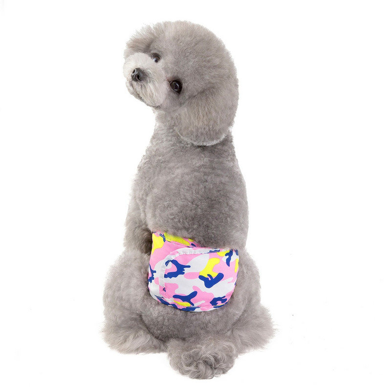 Maskovacie fyziologické nohavice pre psov, pohodlné šteňacie šortky, plienky pre malých psov a mačky, menštruačné nohavice pre psov